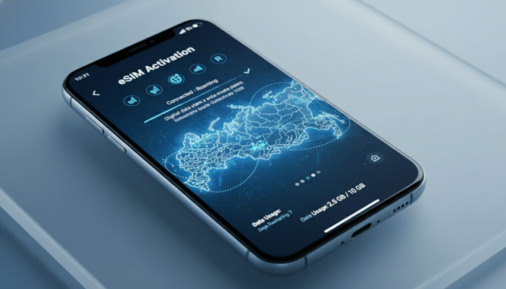 Représenatation de esim Russie intégration