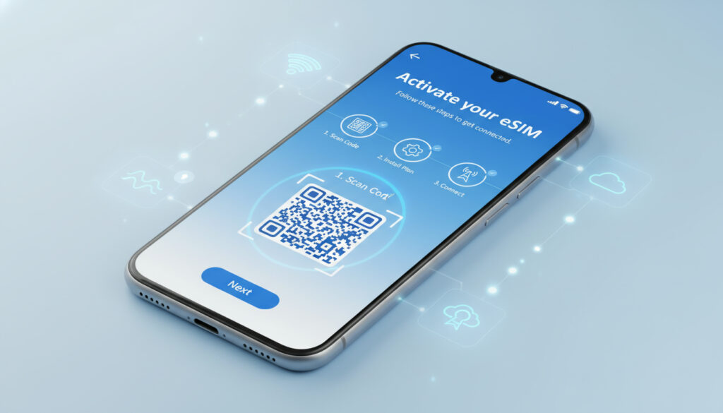 Repr�senatation de esim karte aktivieren