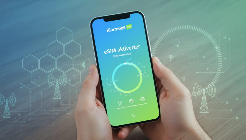 Repr�senatation de esim klarmobil