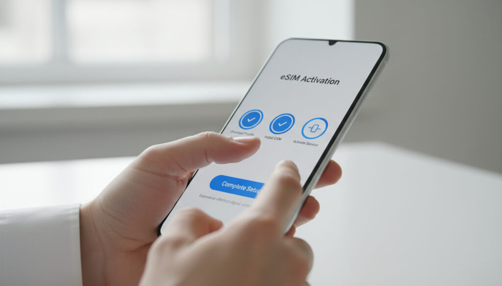 Repr�senatation de esim beantragen