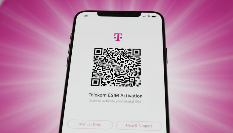 Repr�senatation de esim qr code telekom