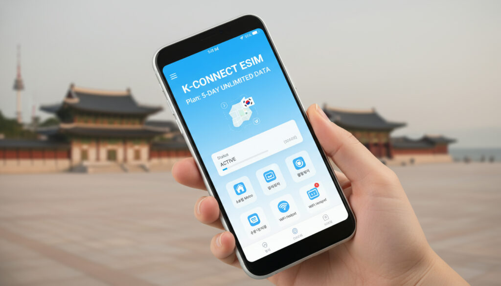 韓国 eSIM 短期