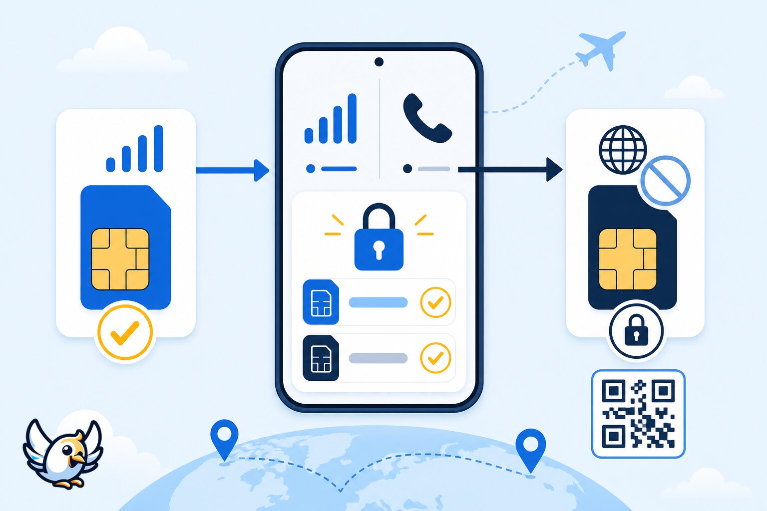 Jak wykonywać lokalne połączenia telefoniczne za granicą: bezpieczne ustawienia Dual SIM dla podróży
