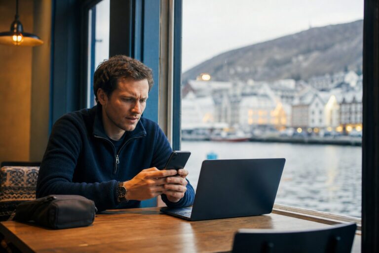 eSIM-huijaus ja puhelinliittymän kaappaus: matkailija tarkistaa puhelimen turvallisuutta