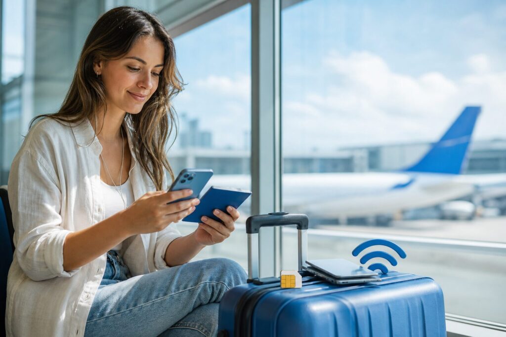 SIM card verification rules 2026 for travelers using an eSIM before boarding