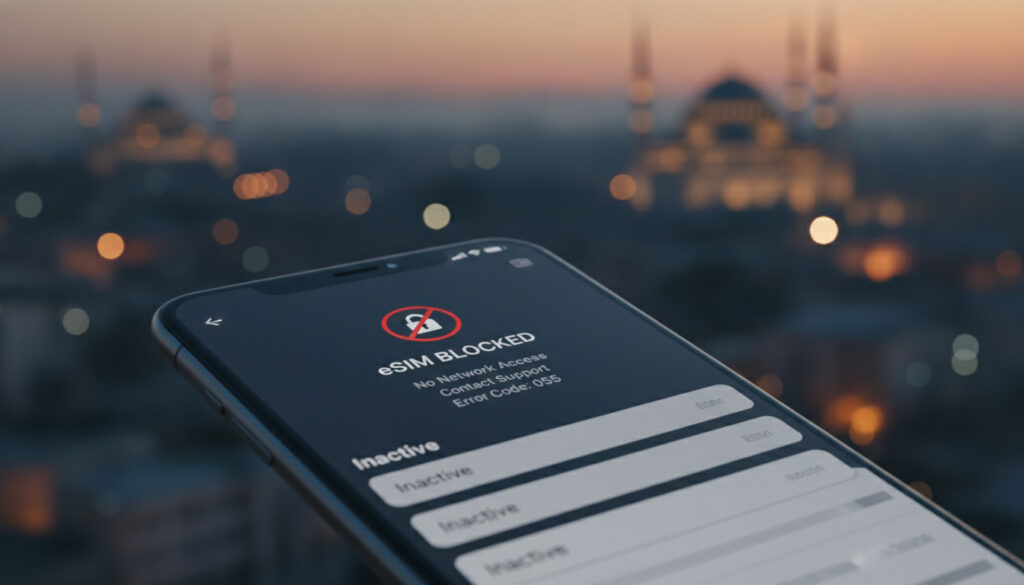 Türkei eSIM Anbieter blockiert