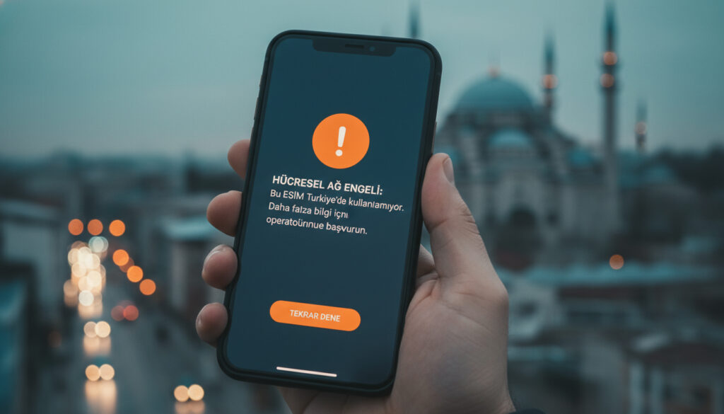 Türkei eSIM Anbieter blockiert