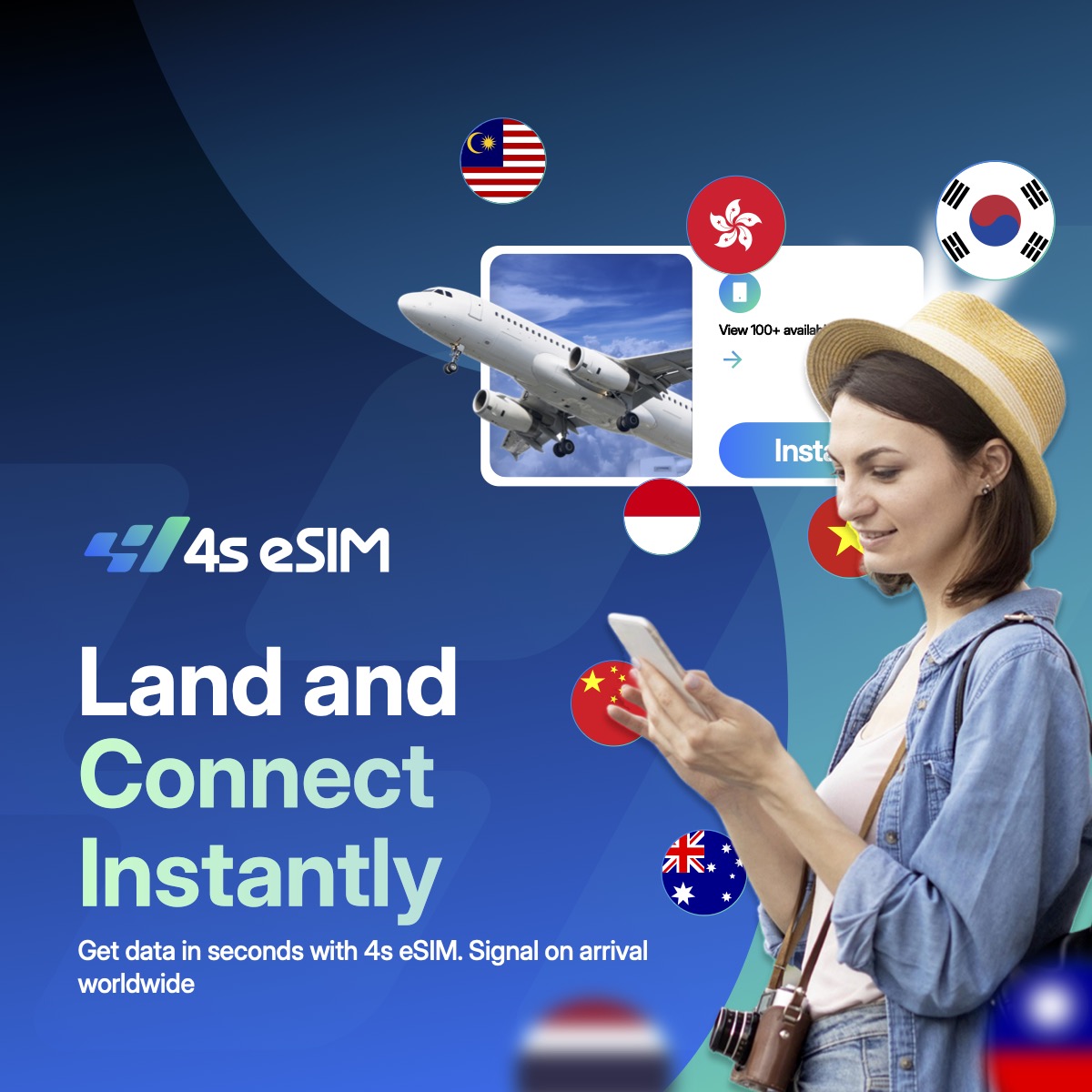 4S eSIM &ndash; One-tap activation from the mobile app