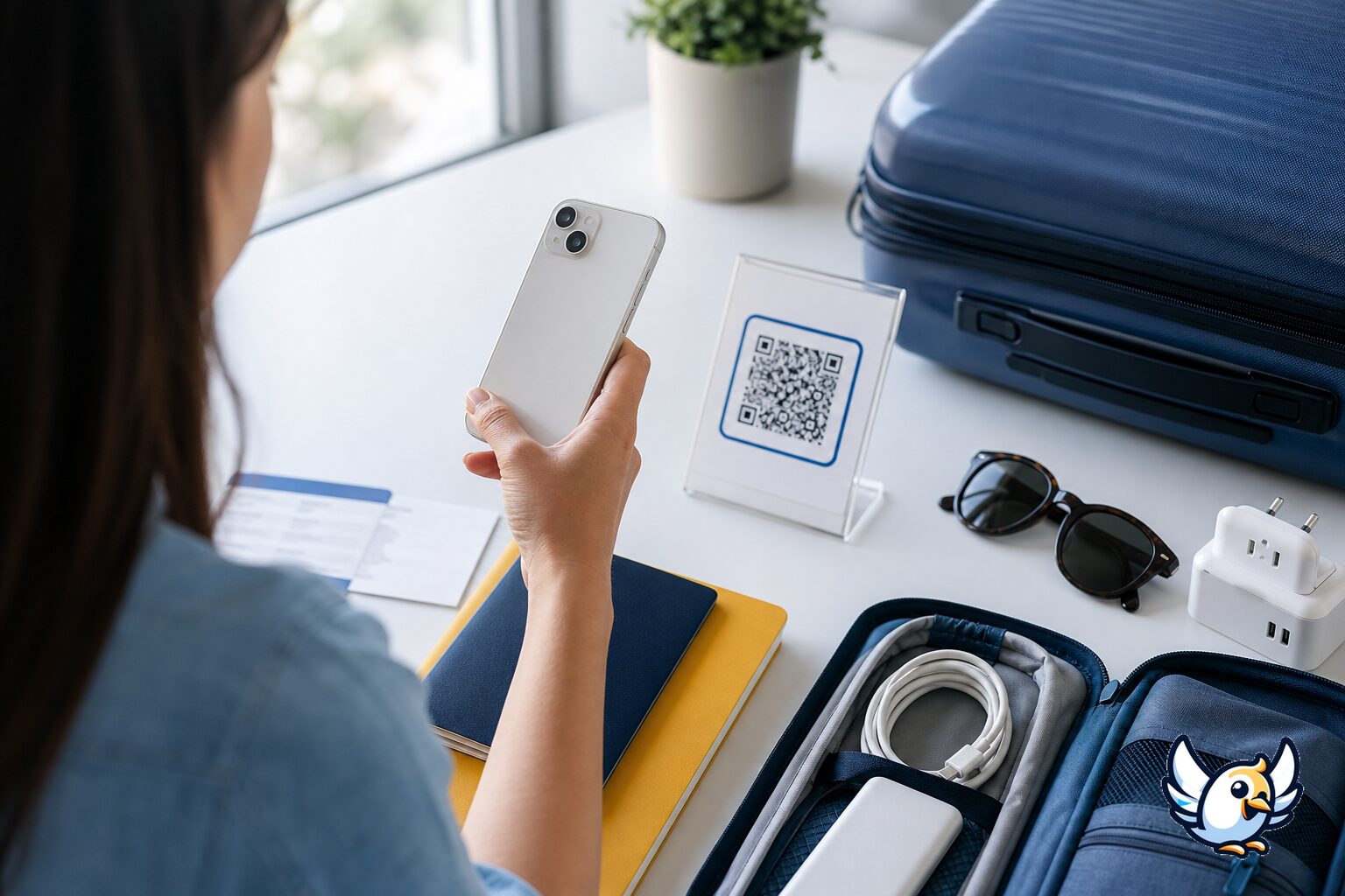 iPhone 13 ile eSIM QR kodu tarayarak seyahat öncesi aktivasyon