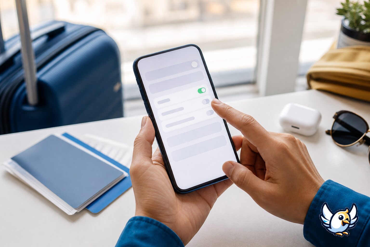 Nastaven&iacute; osobn&iacute;ho hotspotu na telefonu před cestou