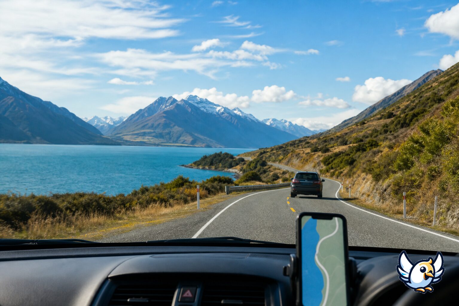 Road trip u jezera na Jižním ostrově Nového Zélandu