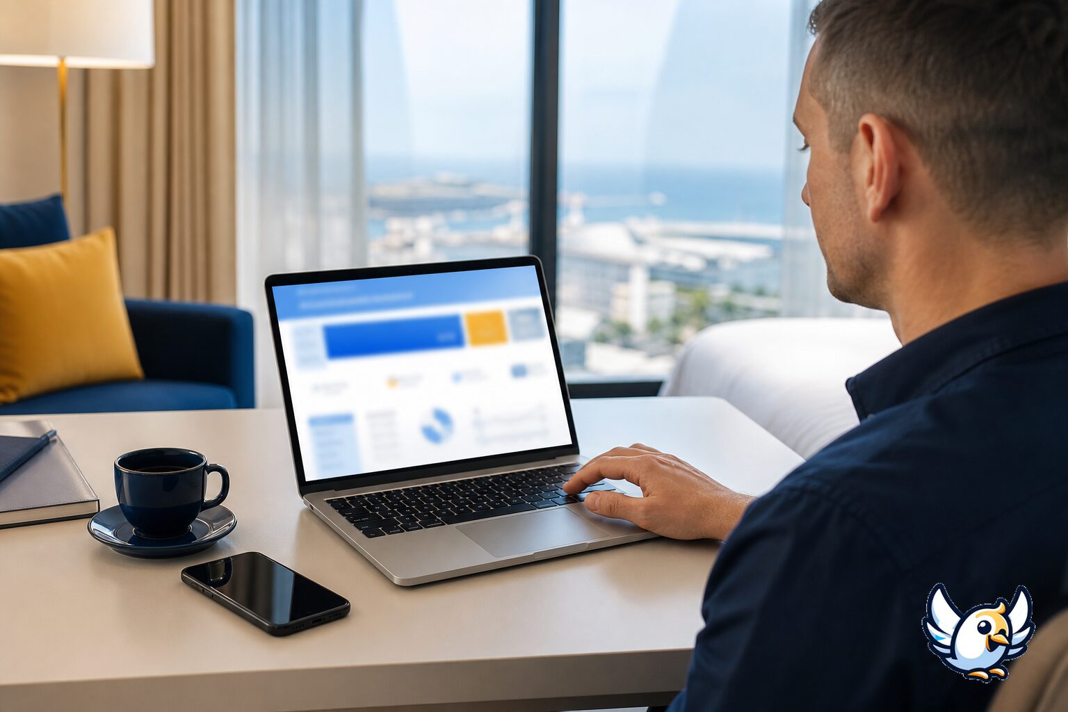 Gestione eSIM dall&rsquo;area clienti dell&rsquo;operatore su laptop