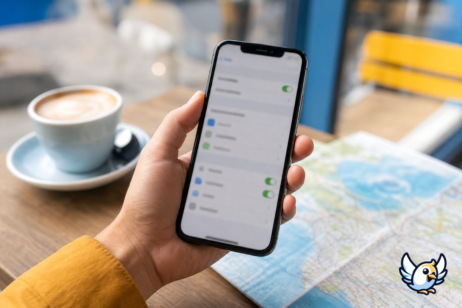 iPhonen mobiiliverkkoasetukset matkalla
