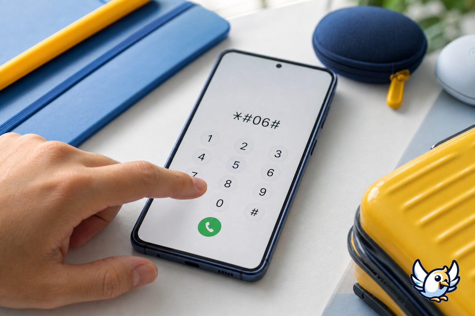 Kontrola IMEI na Samsungu pomoc&iacute; k&oacute;du *#06#