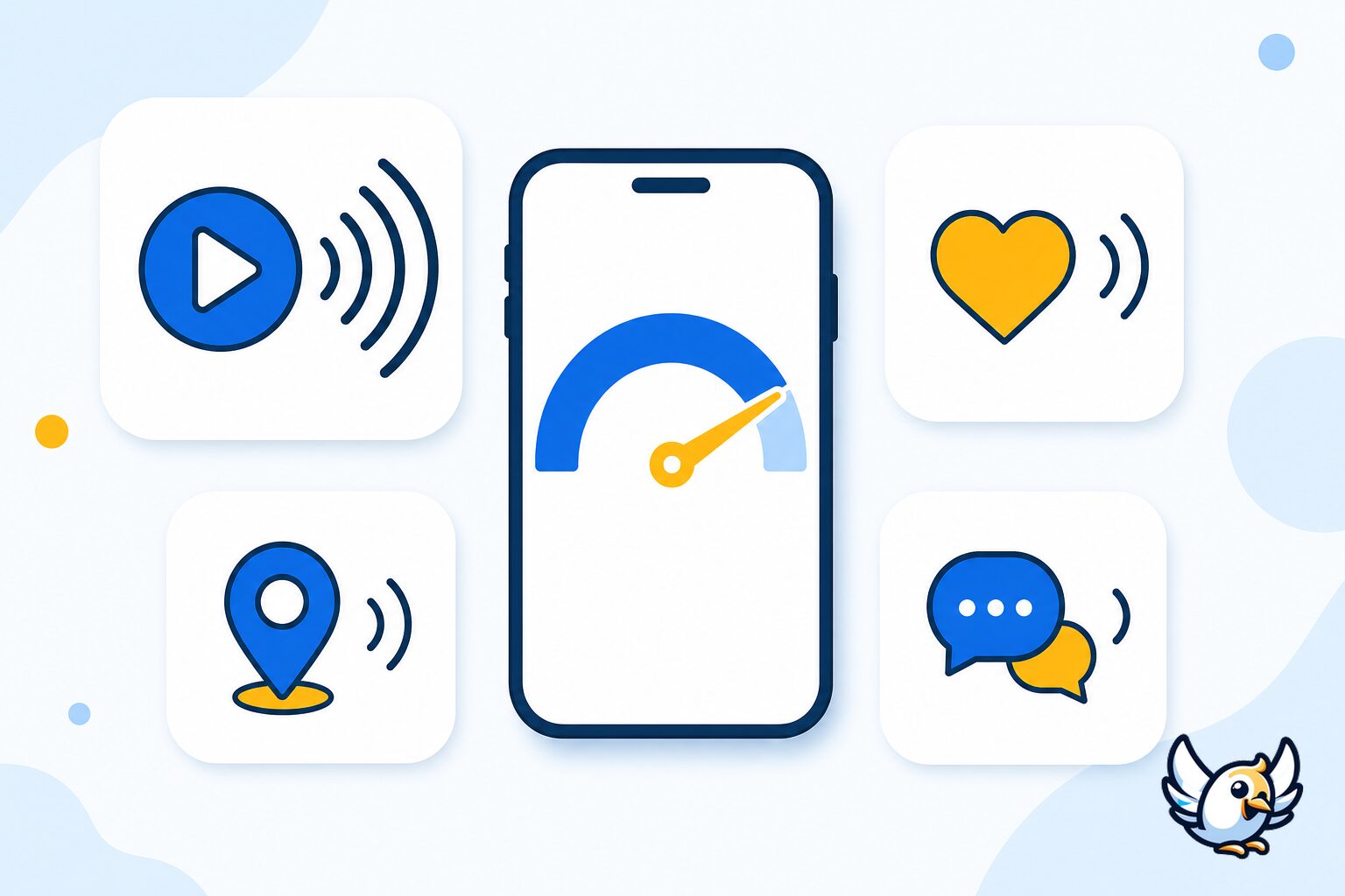 comparaison visuelle simple des activit&eacute;s utilisant 1 Go de donn&eacute;es mobiles
