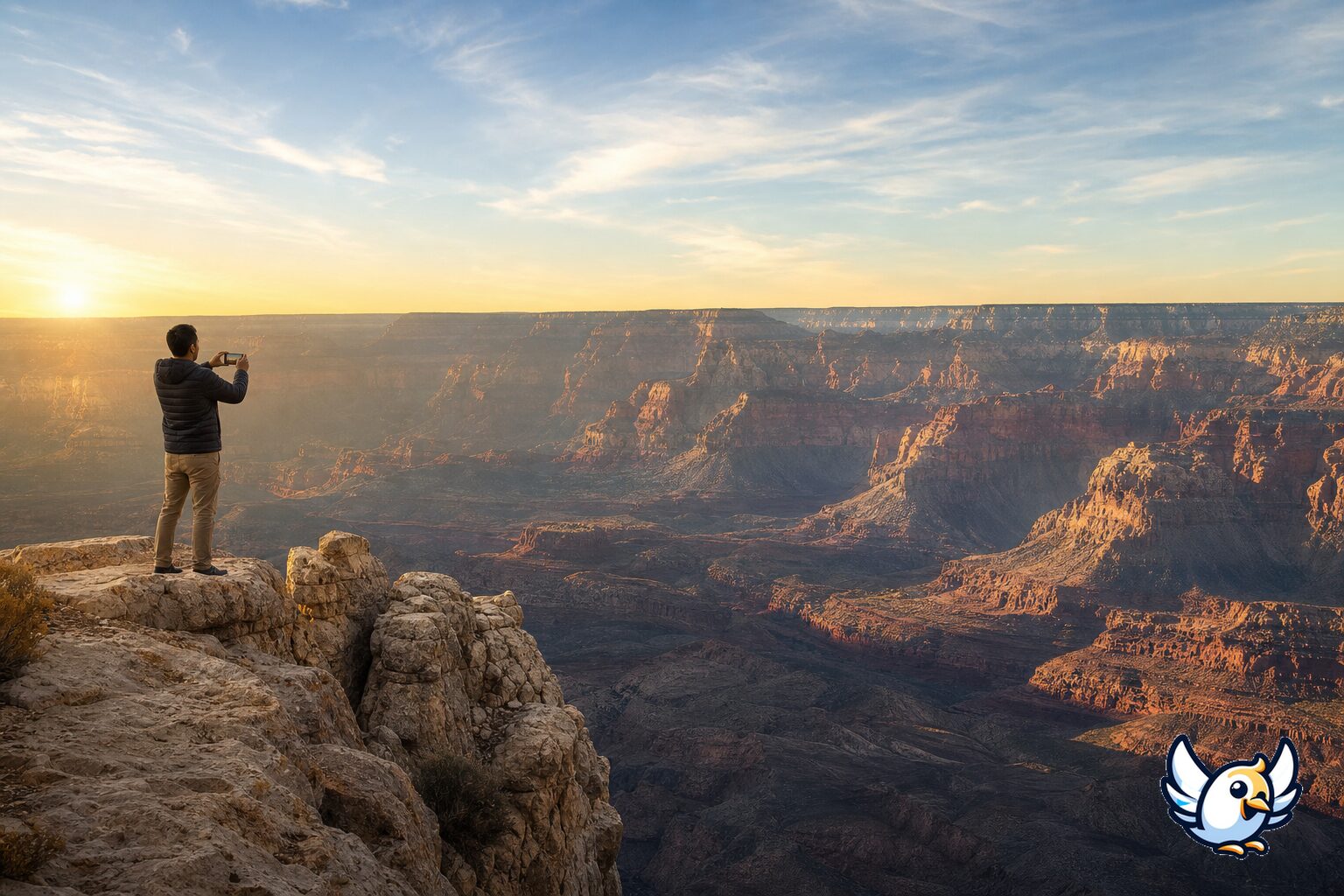 Paesaggio del Grand Canyon per un itinerario nei migliori posti da visitare in America
