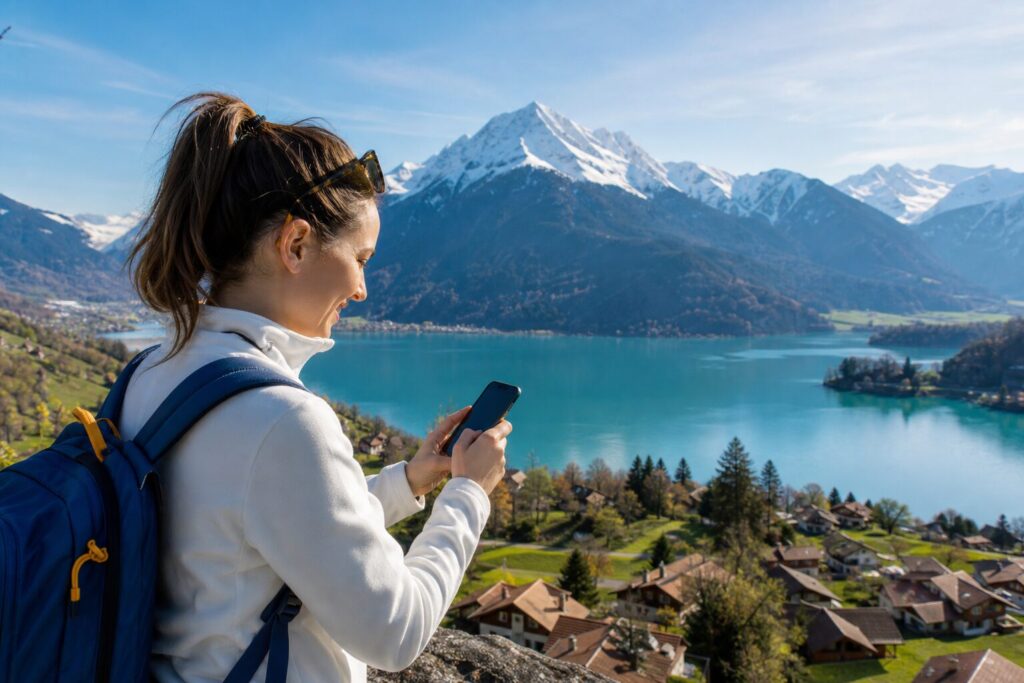 best places to go in Switzerland travel guide with Alps, lake and connected traveler