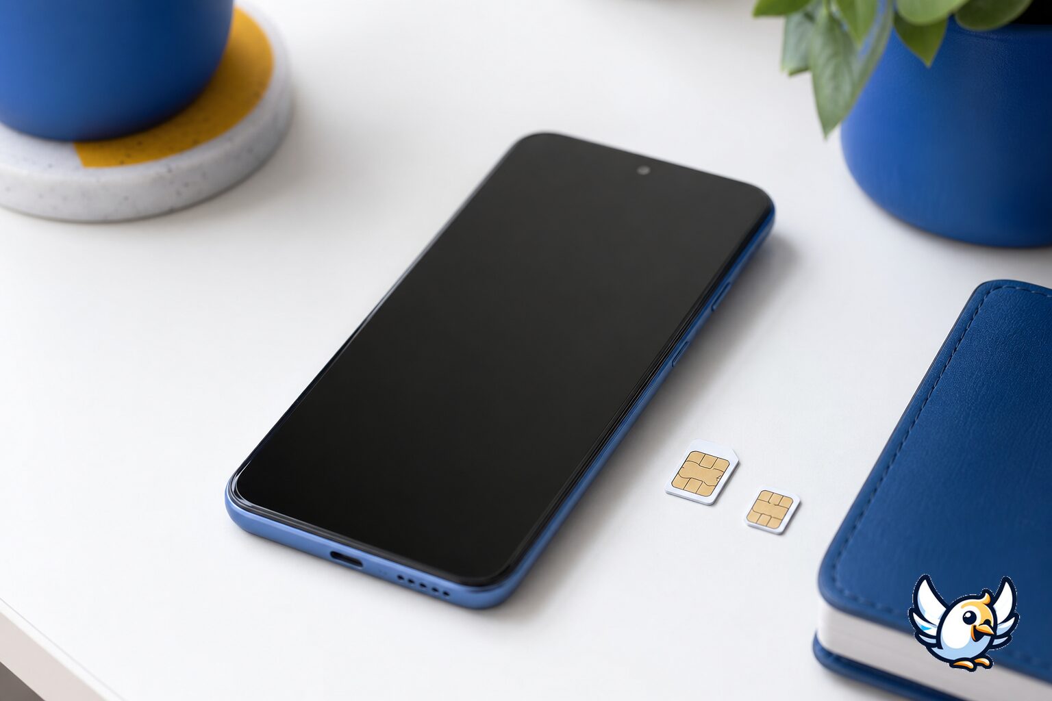 Motorola phone with two SIM cards for carrier unlock check