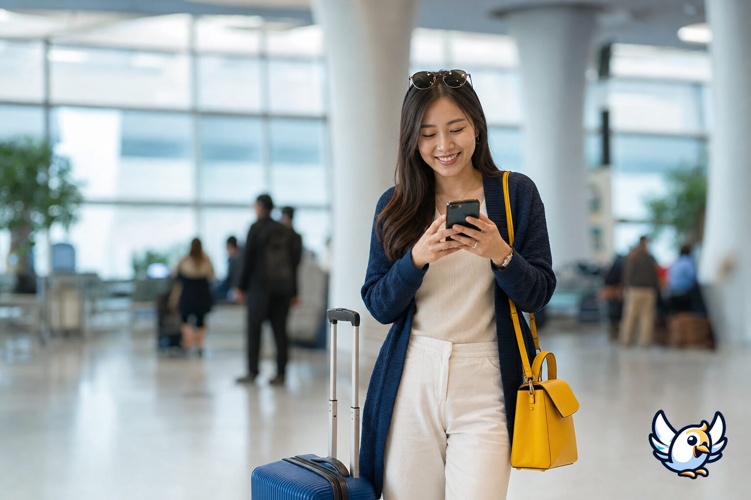 Forhåndsaktivert SIM Vietnam online: smarttelefon koblet til ved ankomst på flyplassen