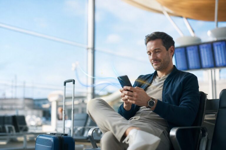 Data roaming definition for travelers using mobile internet abroad