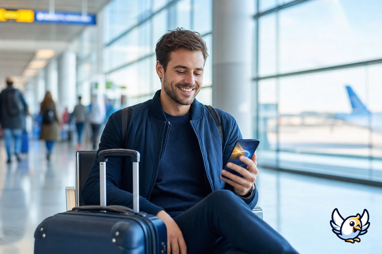 Reise-eSIM am Flughafen als Ergänzung zur Congstar eSIM nutzen