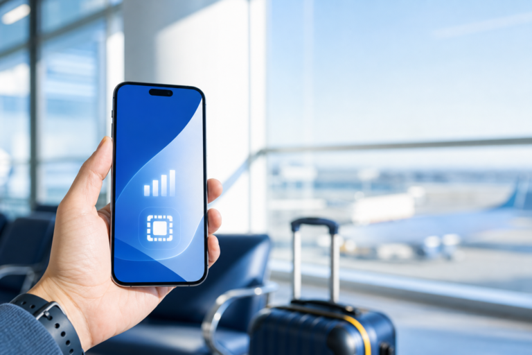 Are all new smartphones eSIM compatible in 2025 and 2026? Traveler checking eSIM settings on a modern phone
