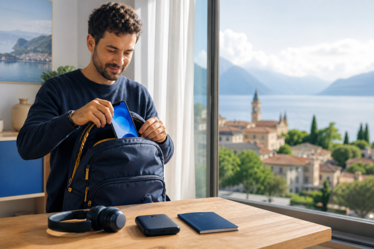 saponetta wifi per viaggiare con smartphone e router portatile