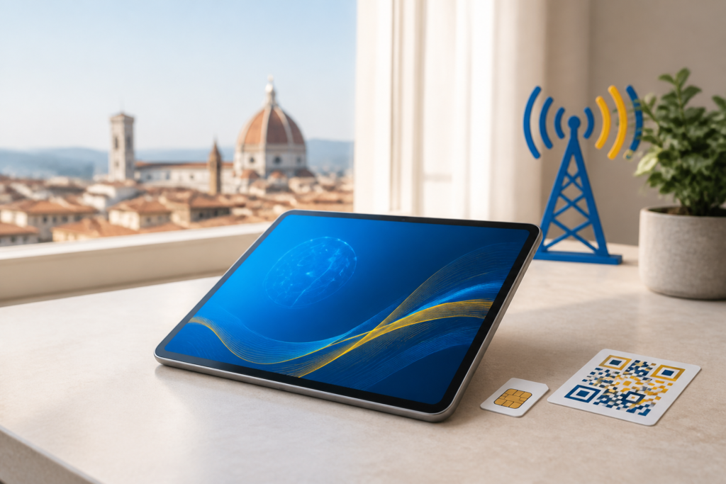 tablet con SIM e connessione mobile per navigare senza Wi-Fi