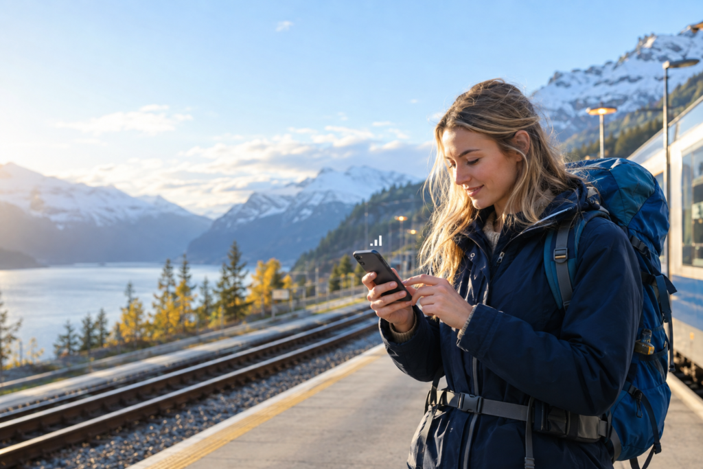4G på mobilen – reisande med stabil mobildekning