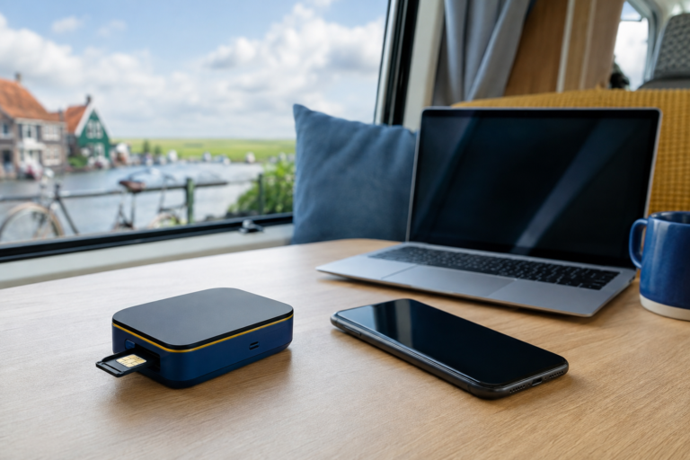 4G router met simkaart voor mobiel internet op reis