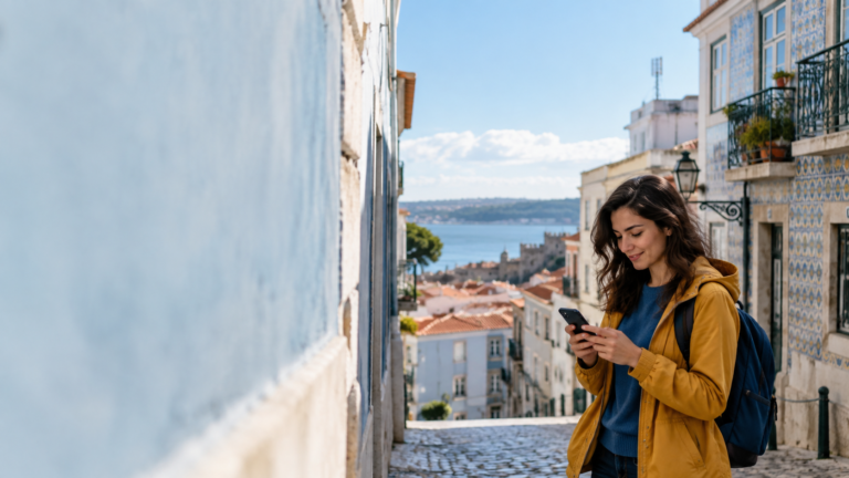 5G em Portugal: utilizador ligado a uma rede móvel de nova geração
