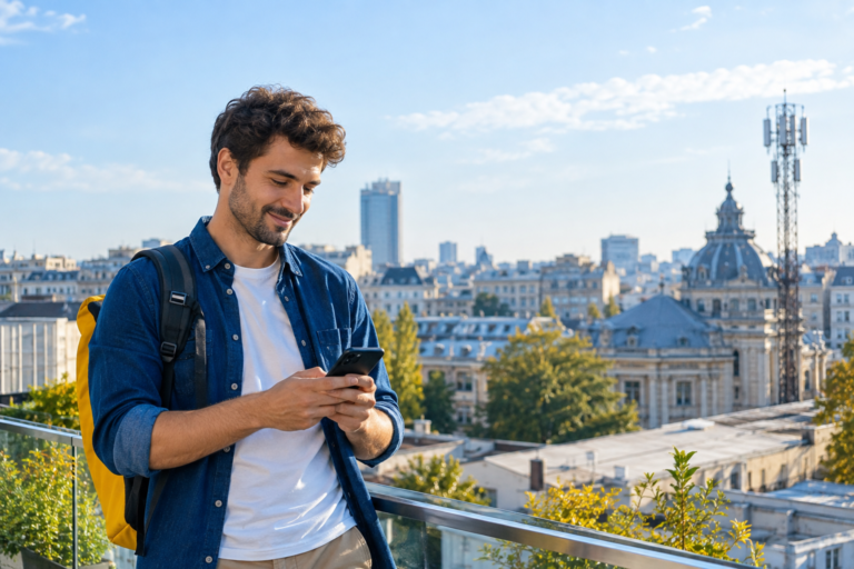5G în România: conexiune mobilă rapidă pe smartphone