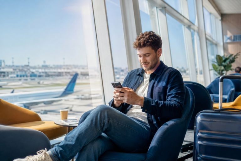 5G pe telefon în călătorie: internet mobil rapid cu eSIM