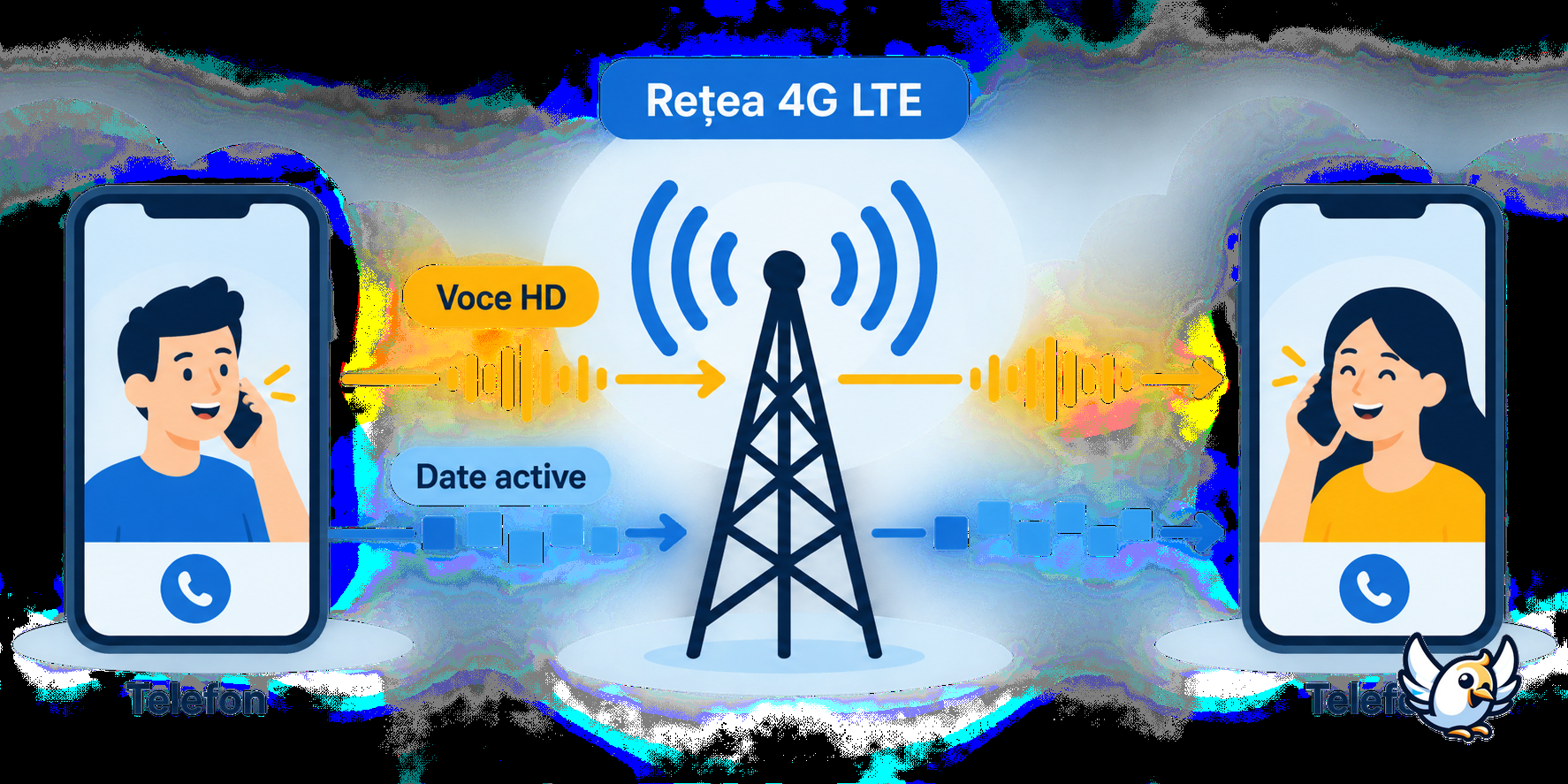 Cum funcționează VoLTE prin rețeaua 4G LTE