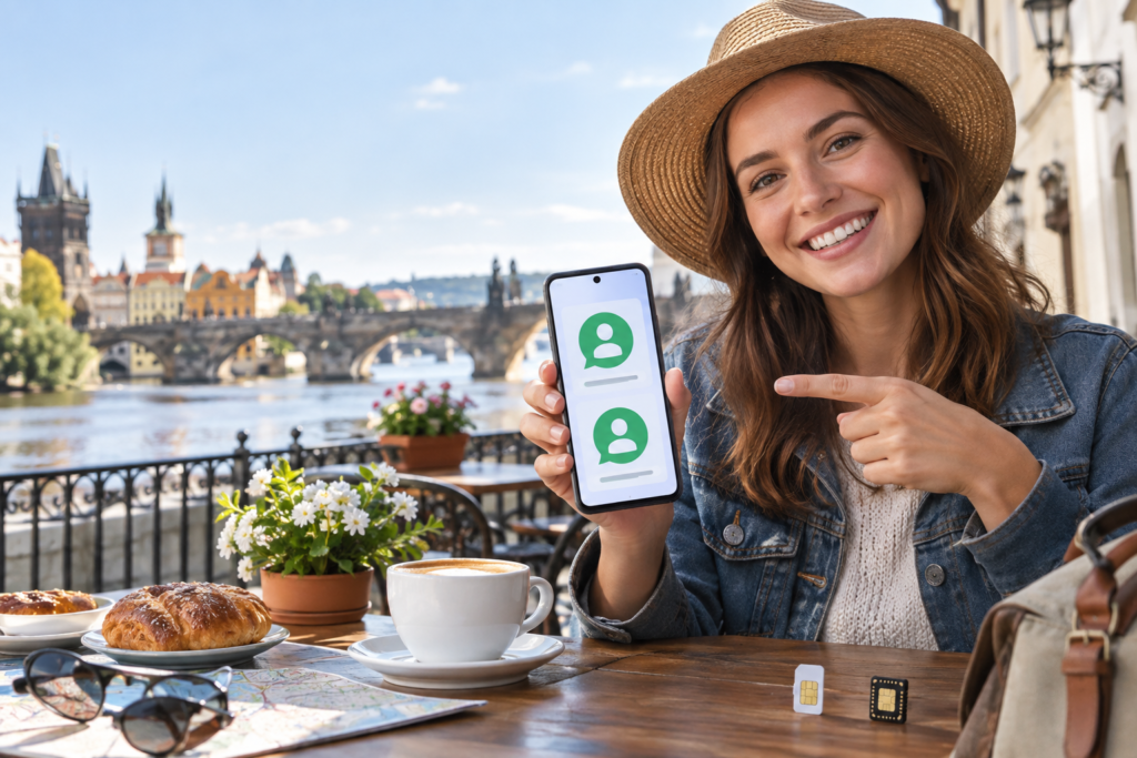 Dual SIM WhatsApp na Androidu se dvěma oddělenými účty