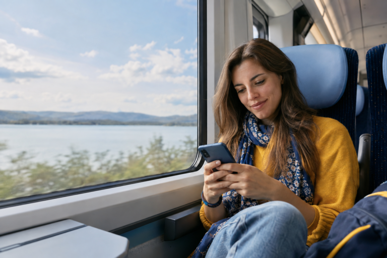 LTE mobilhálózat használata okostelefonon utazás közben