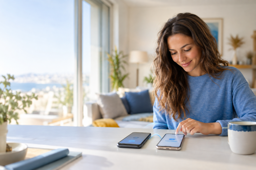 Migration de données entre un ancien et un nouveau smartphone