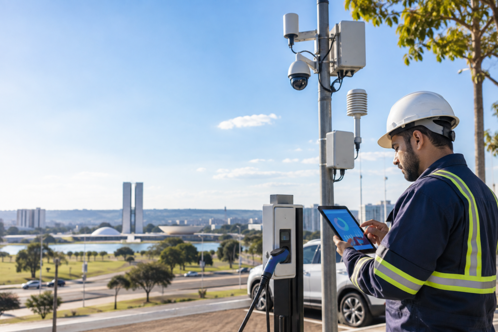 Novas regras da Anatel para roaming IoT em uma cidade inteligente brasileira