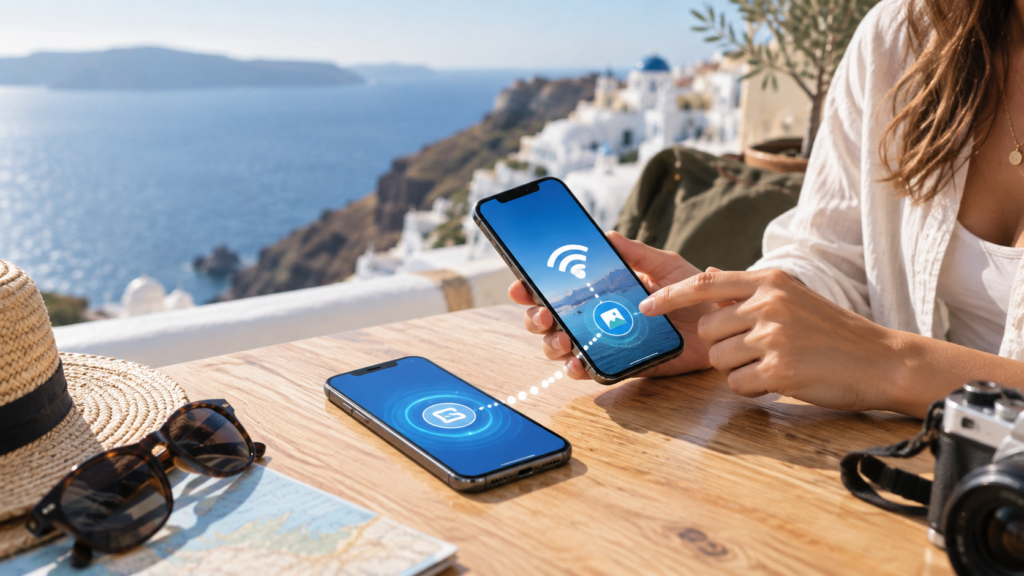 Partage Wi-Fi entre iPhone avec un partage de connexion activé