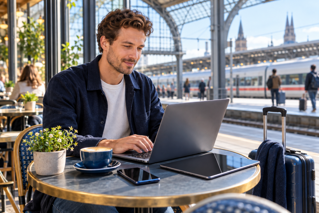 Persönlicher Hotspot: Smartphone teilt mobiles Internet mit Laptop und Tablet