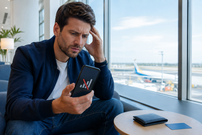 phone lost signal bank account sim swap fraud emergency warning