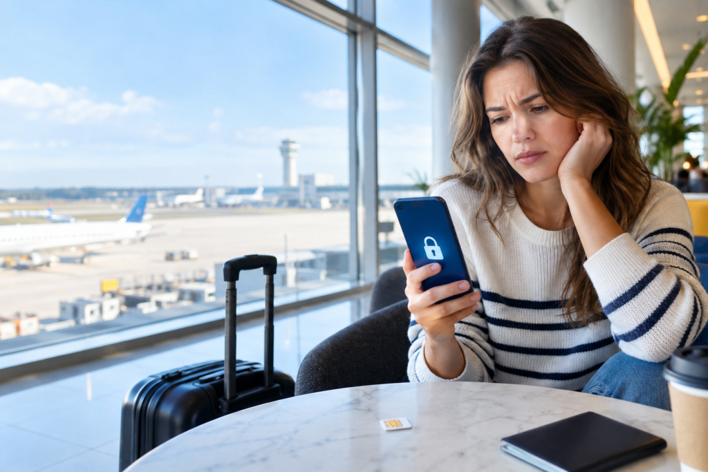 PUK code help for a locked SIM card on a smartphone