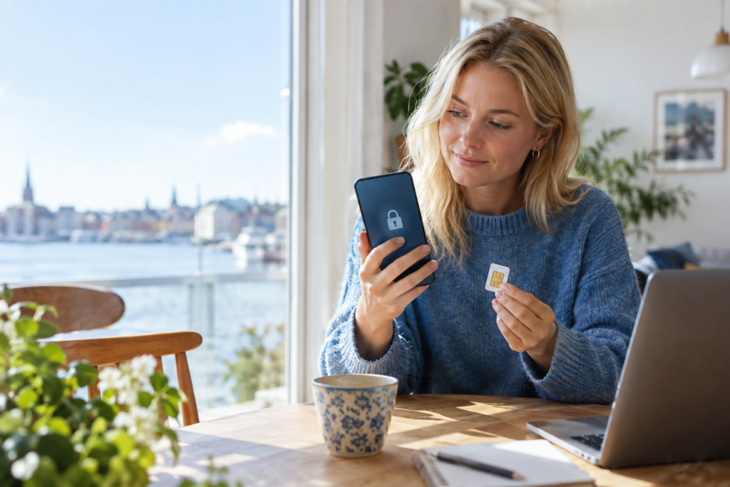 PUK-kode: dansk mobilbruger med låst SIM-kort og sikker adgang til selvbetjening