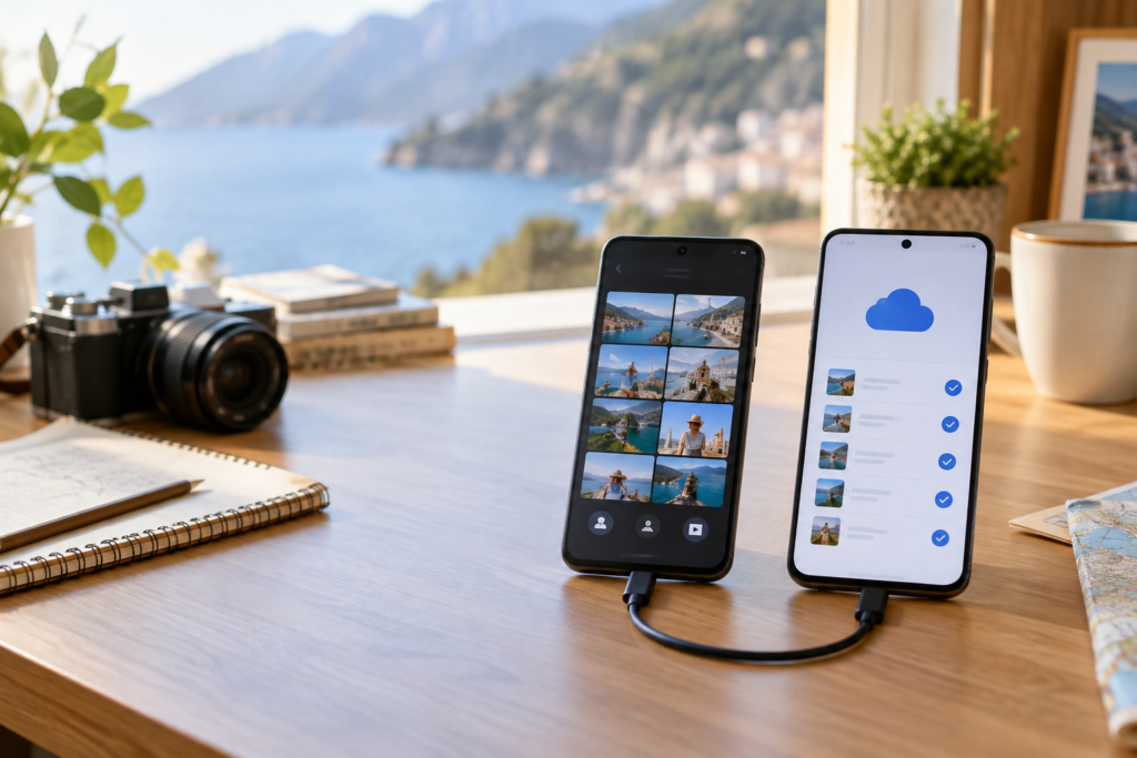 Transfer date pe telefon nou: două smartphone-uri pregătite pentru migrarea informațiilor