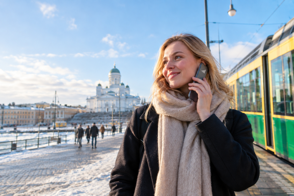 VoLTE-puhelu 4G-verkossa suomalaisella älypuhelimella