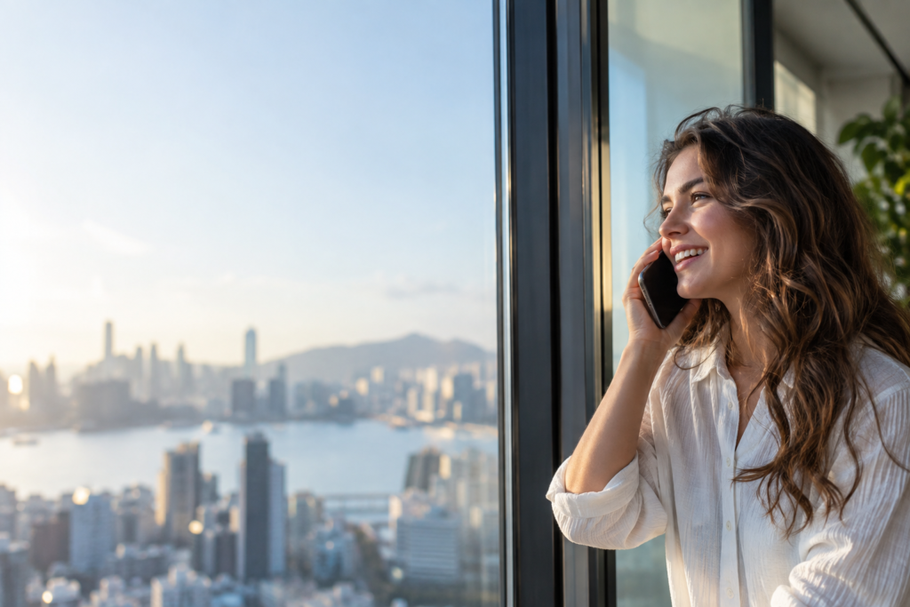 What is VoLTE? A smartphone user making a clear 4G voice call