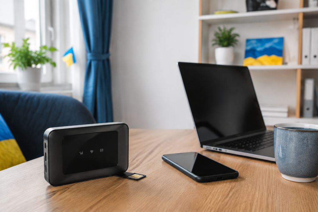 роутер з сім картою для домашнього Wi‑Fi та подорожей