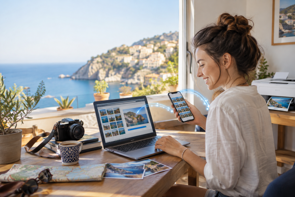 WiFi Direct mellom mobil og berbar datamaskin utan rutar