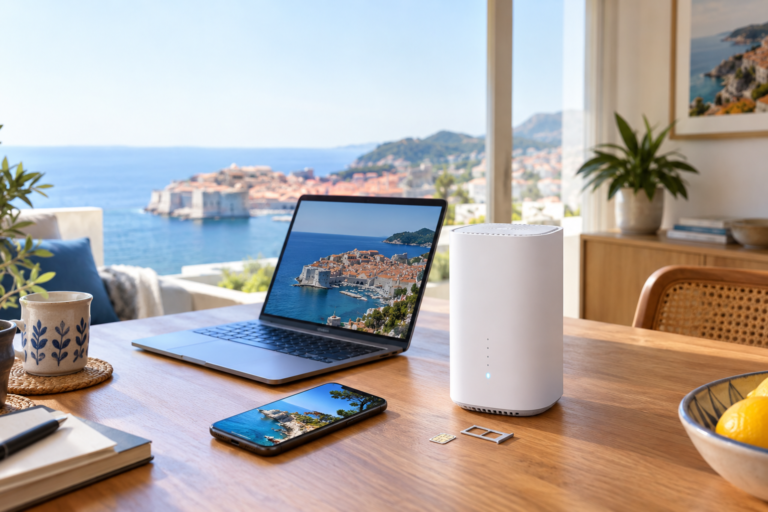 5G router sa SIM karticom u modernom hrvatskom domu