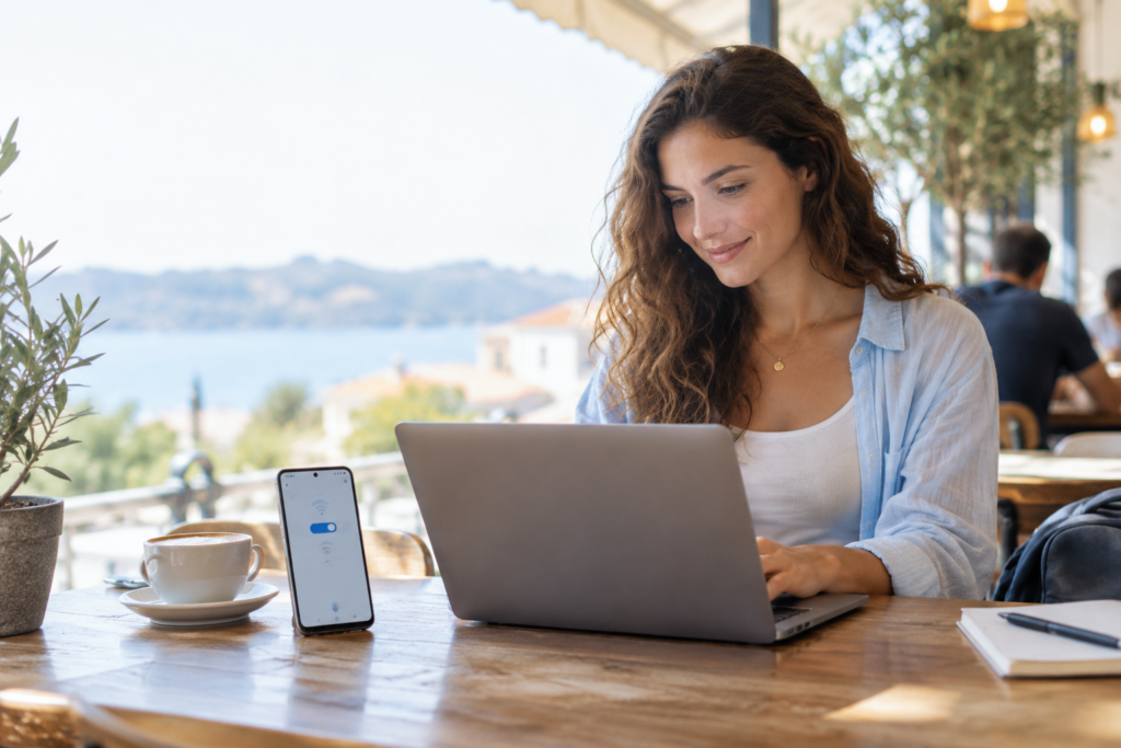 Compartir internet desde un Samsung Galaxy con un portátil mediante punto de acceso móvil
